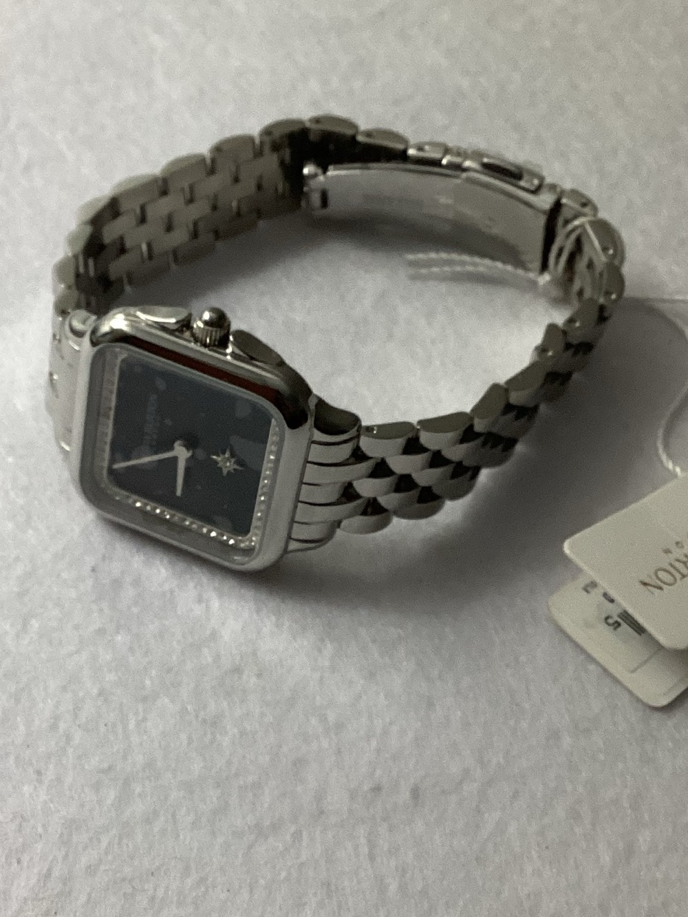 Olivia Burton London Grosvenor Silver Stainless Steel Watch 28mm - Picture 4 of 13